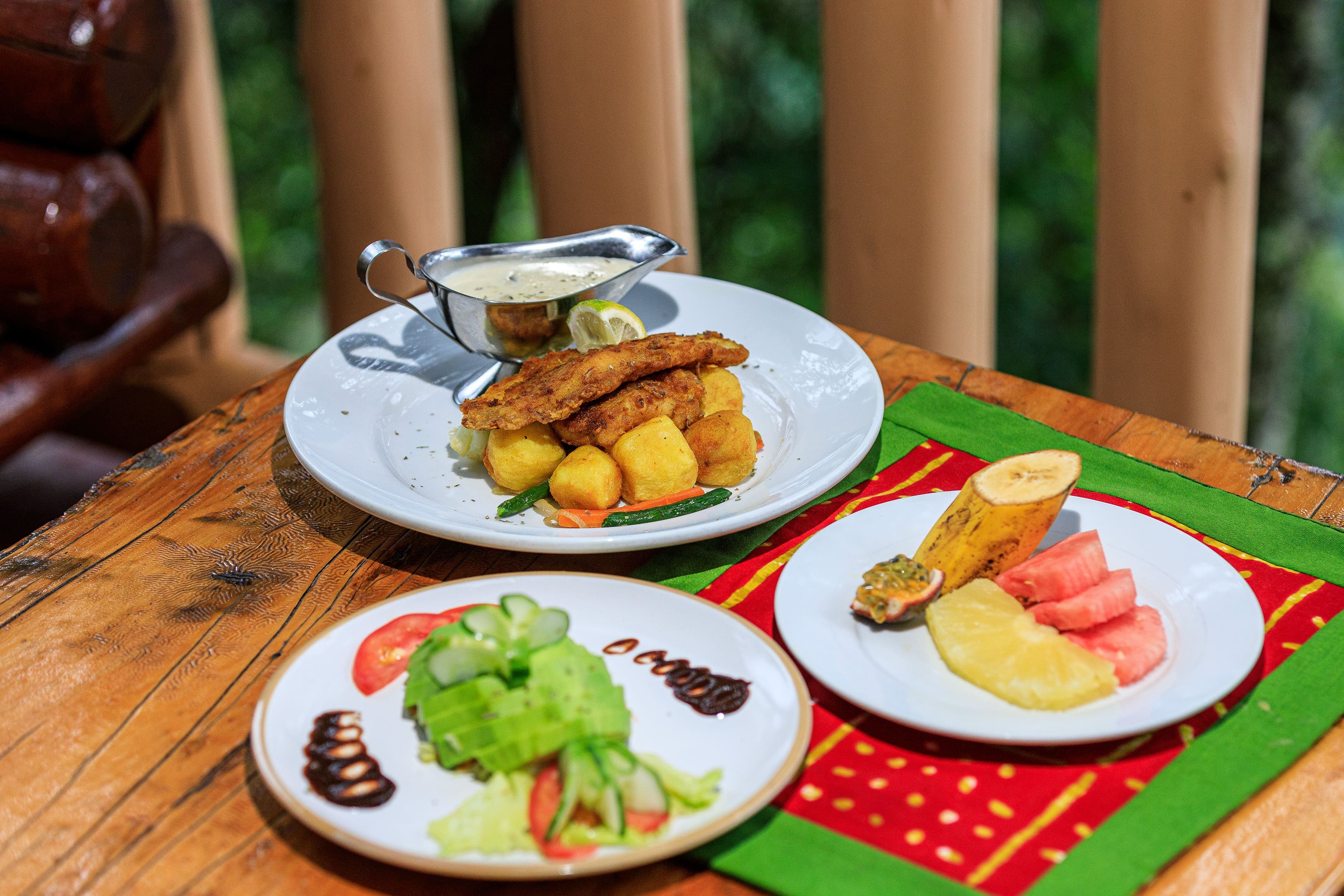 Fine dining at the lodge restaurant