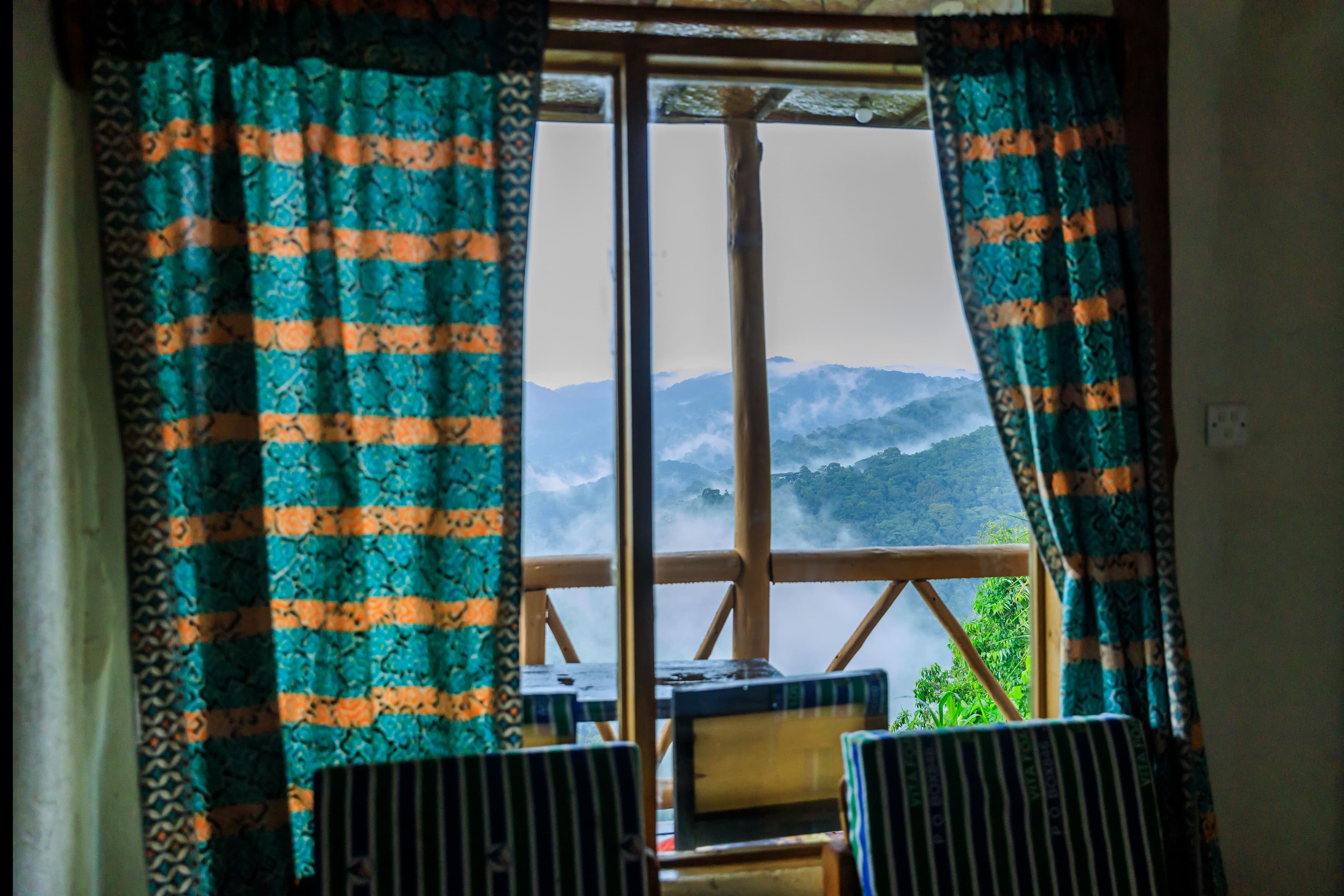 Deluxe cottage bedroom with king bed